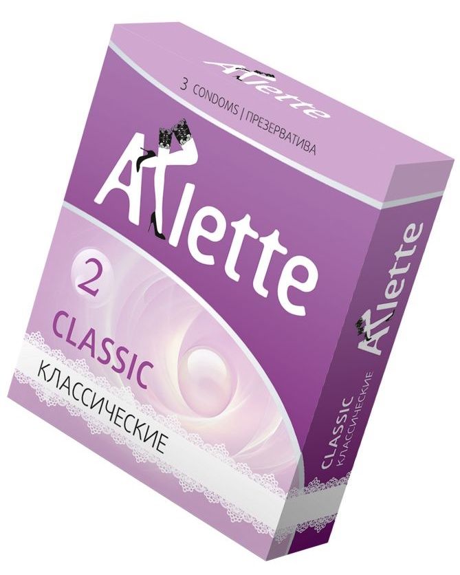 Классические презервативы Arlette Classic - 3 шт. (цвет не указан)