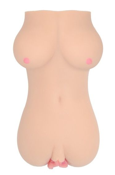 Телесный мастурбатор-вагина Clara OnaHole с имитацией груди (телесный)