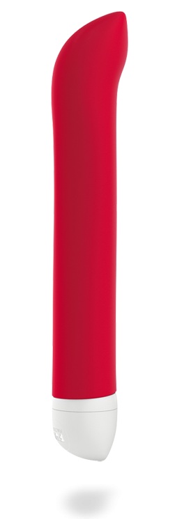 Красный мини-вибратор Joupie - 18,2 см.