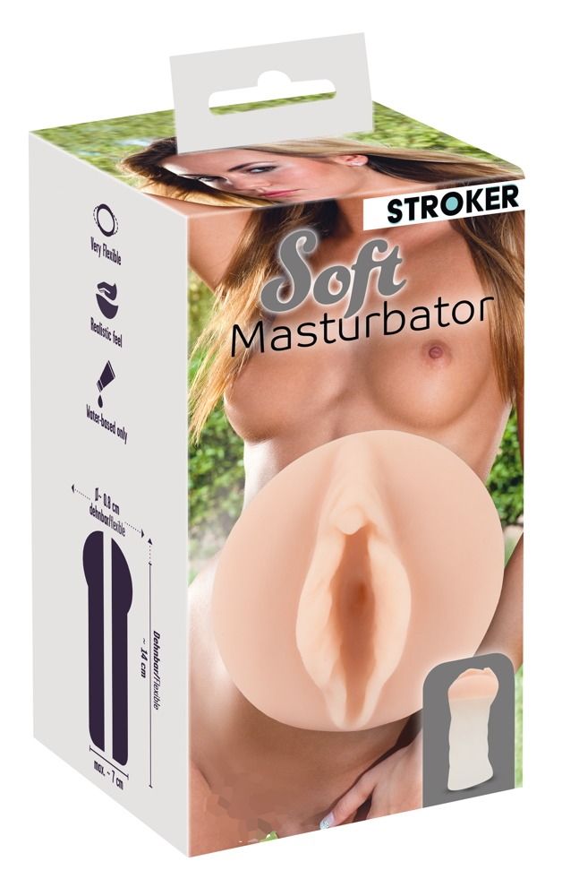 Телесный мастурбатор-вагина Soft Masturbator