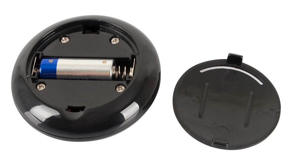 Черный вибромассажер простаты Remote Controlled Prostate Plug with 2 Functions - 13,6 см.