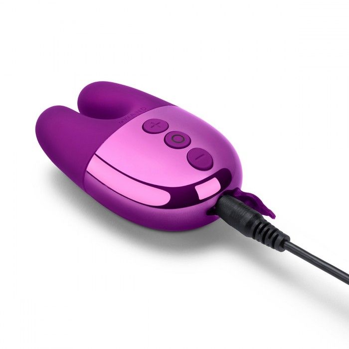 Фиолетовый вибратор с ушками Le Wand Double Vibe
