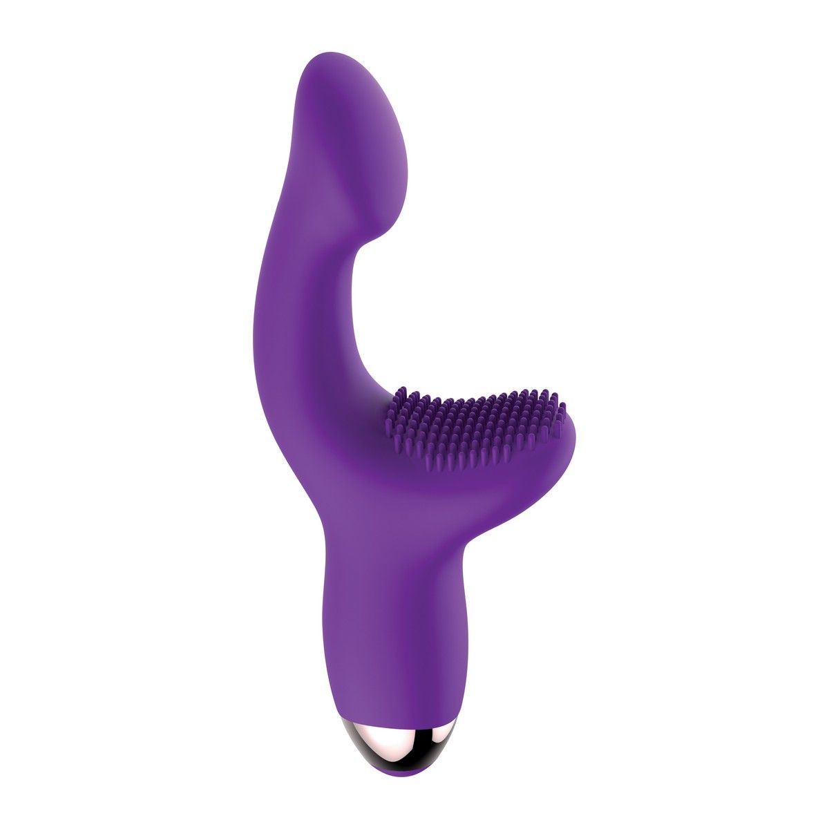 Фиолетовый массажёр для G-точки G-Spot Pleaser - 19 см.