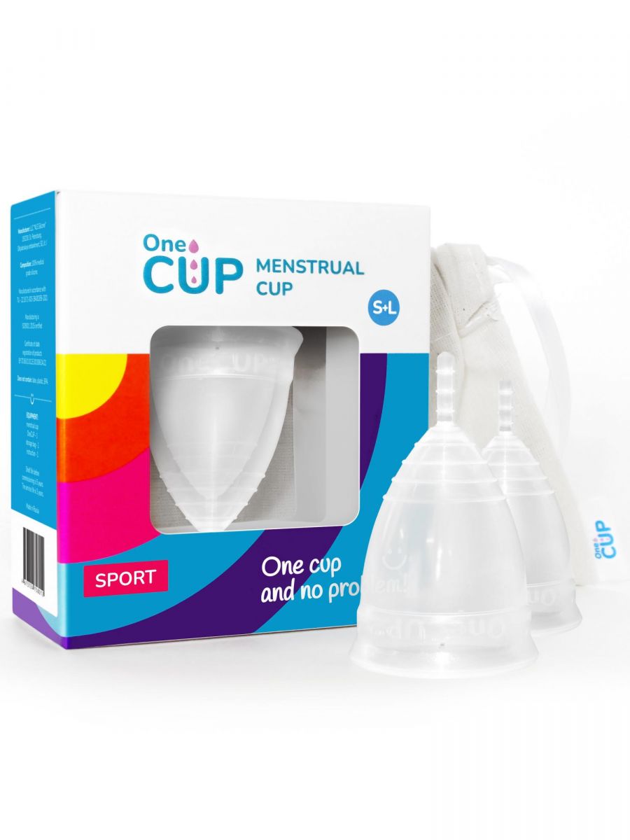 Набор из 2 менструальных чаш OneCUP Sport