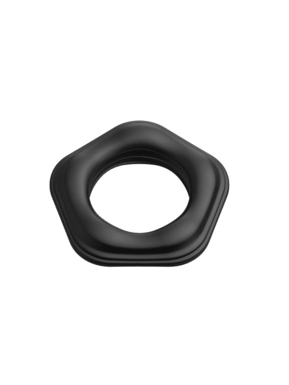 Черное эрекционное кольцо №05 Cock Ring