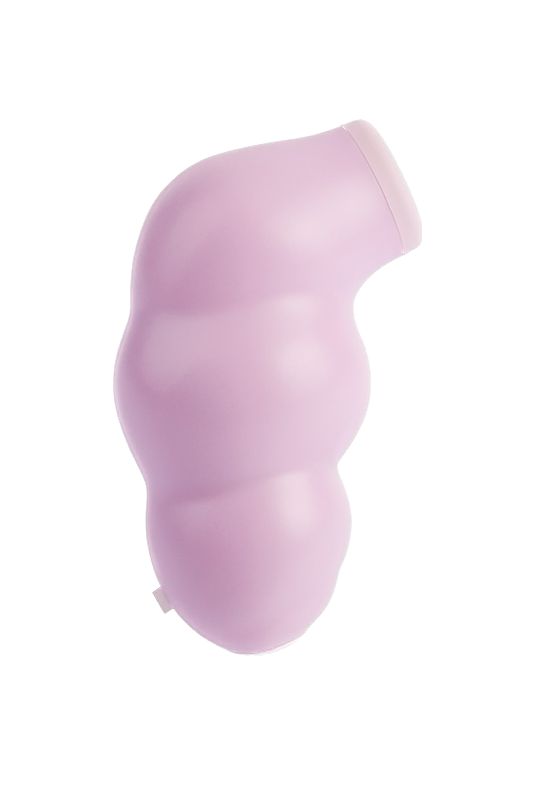 Розовый не перезаряжаемый вакуумный стимулятор Swirl (розовый)