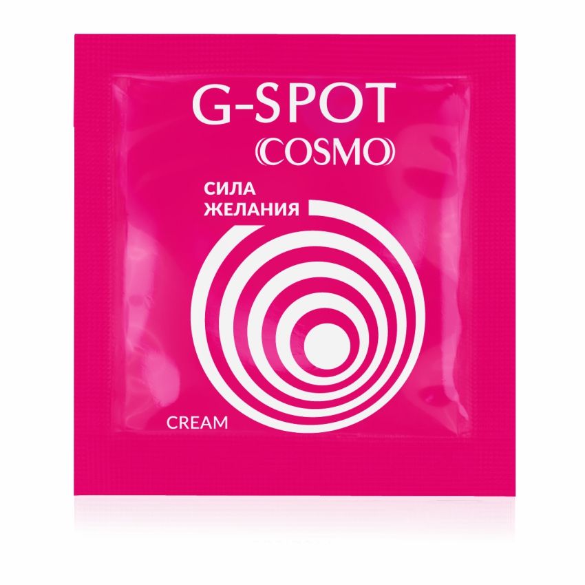 Стимулирующий интимный крем для женщин Cosmo G-spot - 2 гр. (цвет не указан)