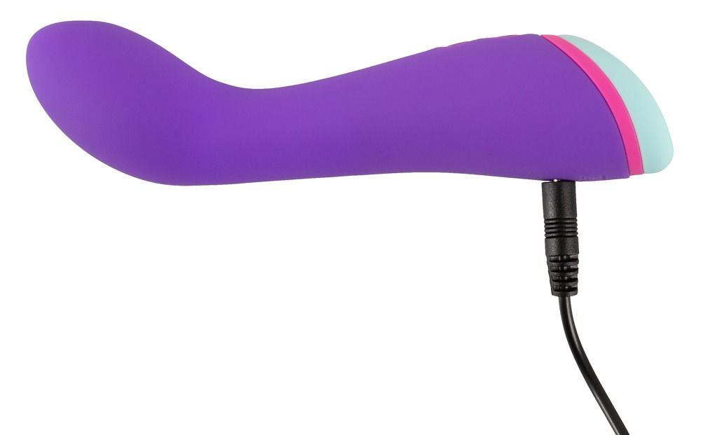 Фиолетовый вибратор для стимуляции точки G - 14,5 см.
