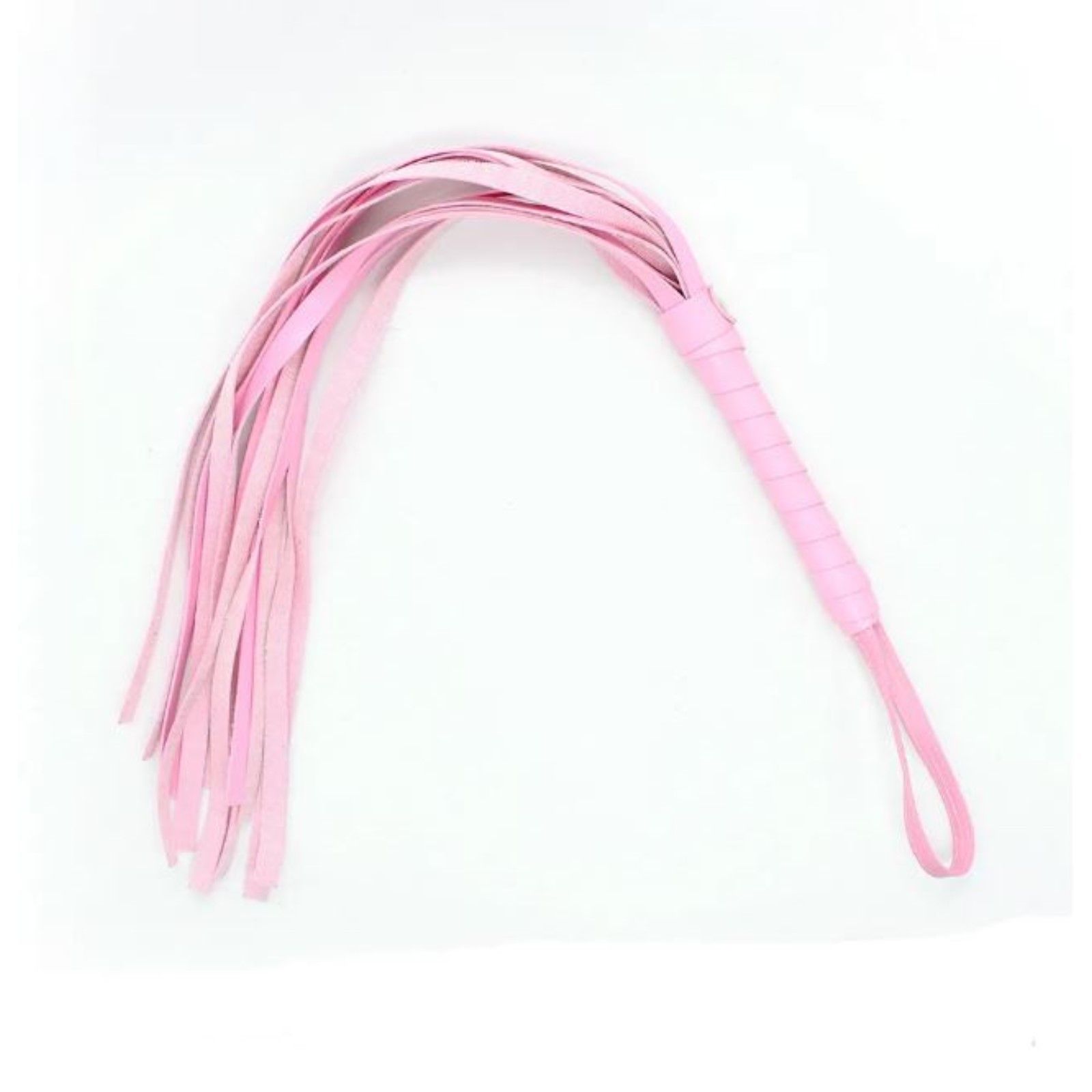 Розовая плеть с петлей - 55 см. (розовый)