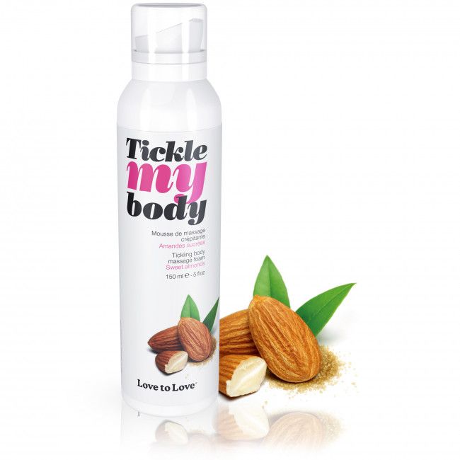 Массажная хрустящая пенка Tickle My Body Sweet Almonds с ароматом миндаля - 150 мл. (цвет не указан)