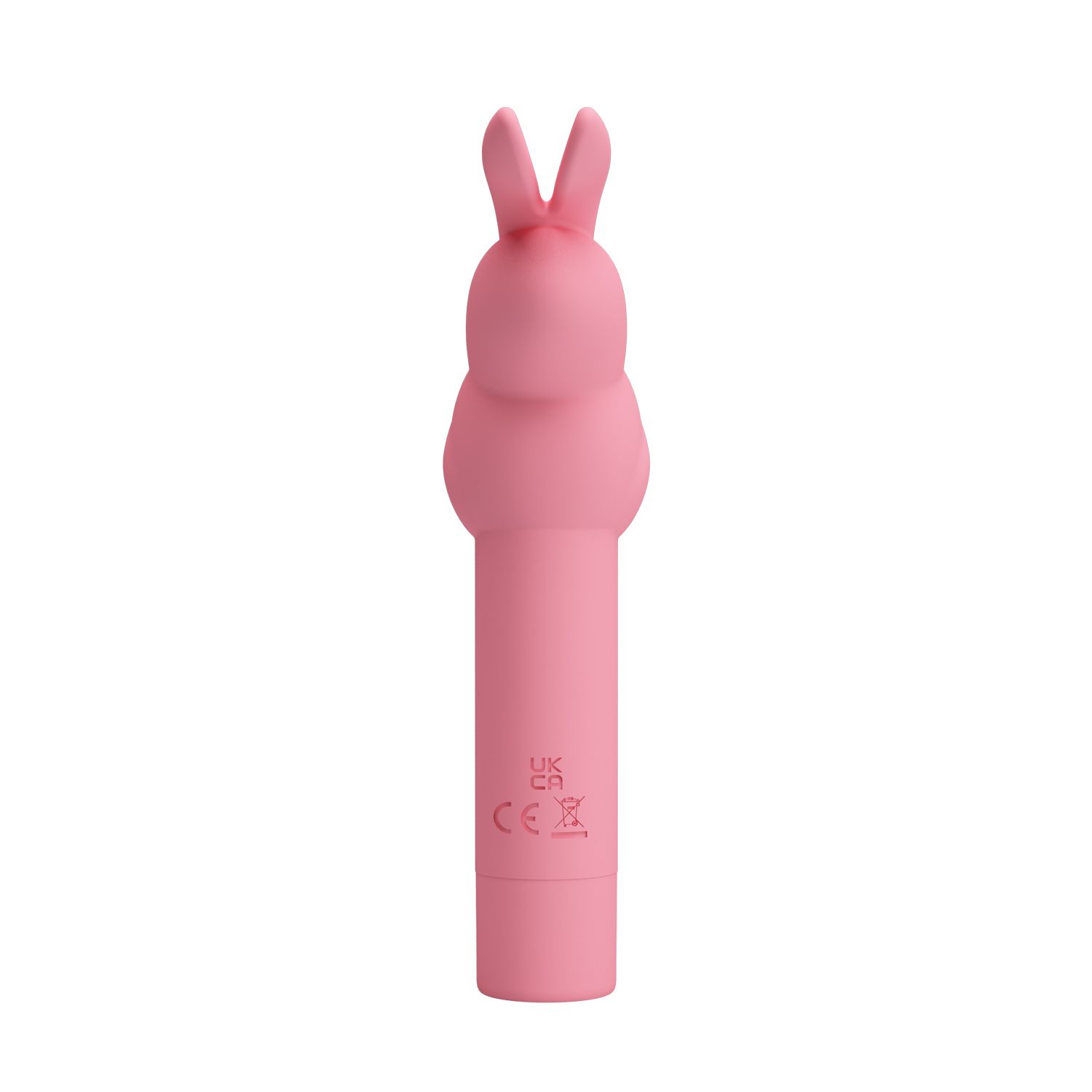 Нежно-розовый вибростимулятор в форме кролика Gerardo