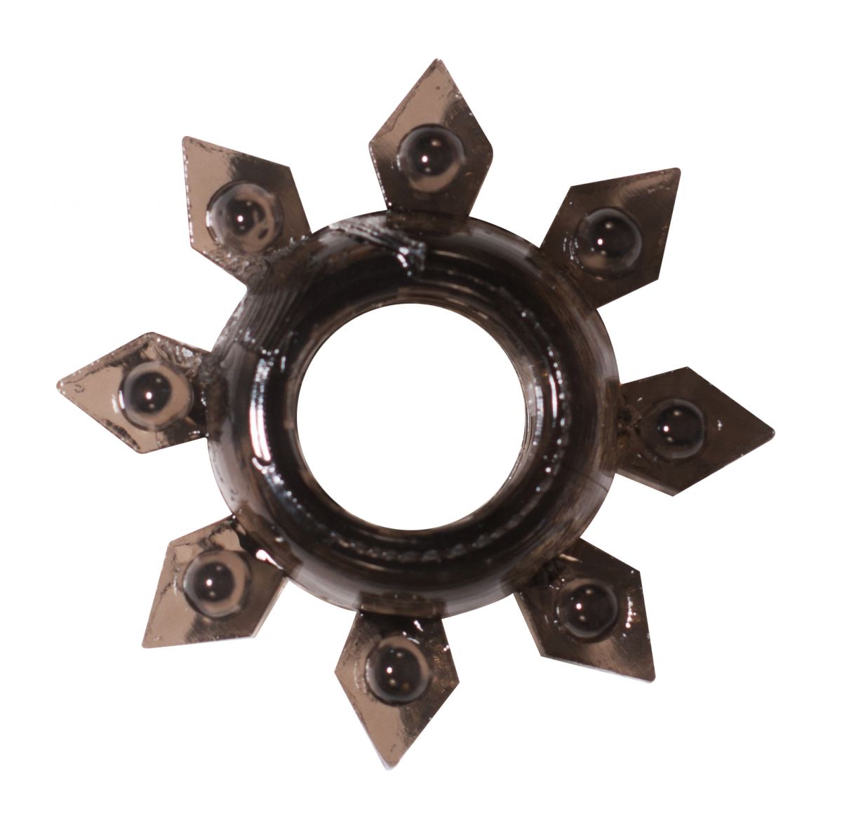 Чёрное эрекционное кольцо Rings Gear (черный)