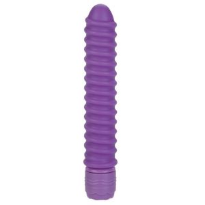 Фиолетовый спиральный вибратор Sorority Screw - 12,75 см.