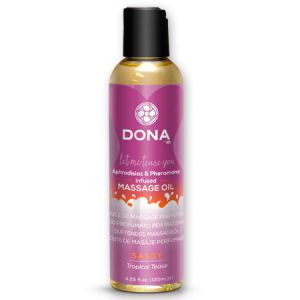 Массажное масло с феромонами DONA Sassy Tropical Tease - 110 мл.