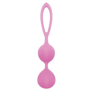 Розовый вагинальные шарики из силикона BLACKBERRIES PUSSY SILICONE  