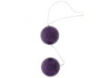 Фиолетовые вагинальные шарики VIBRATONE DUO BALLS PURPLE BLISTERCARD #4540