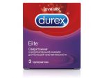 Сверхтонкие презервативы Durex Elite - 3 шт. #4912