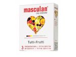 Презервативы Masculan Ultra 1 Tutti-Frutti с фруктовым ароматом - 3 шт. #10402