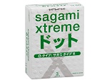 Презервативы Sagami Xtreme Type-E с точками - 3 шт. #12396