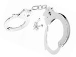 Металлические серебристые наручники Designer Metal Handcuffs #15980