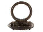 Дымчатое эрекционное виброкольцо Vibro Ring Dark #19047