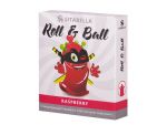Стимулирующий презерватив-насадка Roll & Ball Raspberry #102427