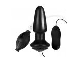Надувная вибрирующая анальная пробка  Inflatable Vibrating Butt Plug - 10,2 см. #103348