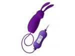 Фиолетовое виброяйцо с пультом управления A-Toys Bunny, работающее от USB #104522