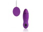 Фиолетовое виброяйцо Cosmo с пультом управления вибрацией #105680