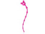 Розовая анальная цепочка-елочка - 23 см. #106932