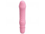 Нежно-розовый мини-вибратор Stev -13,5 см. #107799