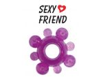 Фиолетовое эрекционное кольцо Sexy Friend  #108354