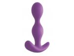 Фиолетовая силиконовая анальная пробка-елочка Ace II Plug - 10,2 см. #108771