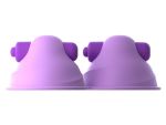 Фиолетовые виброприсоски-стимуляторы на соски Vibrating Nipple #116637