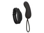 Черное виброяйцо с браслетом-пультом Wristband Remote Curve #119071