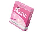 Ультратонкие презервативы Arlette Light - 3 шт. #126978