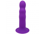 Фиолетовый фаллоимитатор двойной плотности Hitsens 3 - 17,7 см. #138659