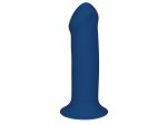 Синий фаллоимитатор двойной плотности Hitsens 1 - 17,7 см. #150378