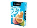 Презервативы для орального секса DOMINO Sweet Sex с ароматом мороженого - 3 шт. #151904