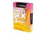 Презервативы для орального секса DOMINO Sweet Sex с ароматом манго - 3 шт. #151905
