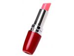 Красный мини-вибратор в форме губной помады Lipstick Vibe #157096