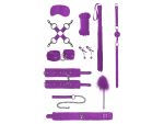 Фиолетовый игровой набор БДСМ Intermediate Bondage Kit #158767