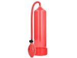 Красная ручная вакуумная помпа для мужчин Classic Penis Pump #170008
