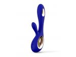 Синий вибратор-кролик Lelo Soraya Wave - 21,8 см. #180324