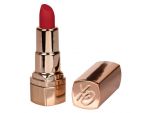 Золотистый вибратор-помада с красным мягким кончиком Hide & Play Rechargeable Lipstick #182048