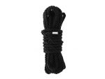 Черная веревка для шибари DELUXE BONDAGE ROPE - 5 м. #185425