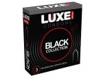 Черные презервативы LUXE Royal Black Collection - 3 шт. #185478