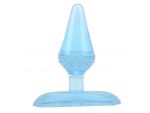 Голубая анальная пробка Gum Drops Plug - 6,6 см. #185744