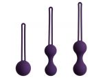 Набор из 3 фиолетовых вагинальных шариков Kegel Training Set #195368