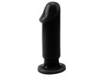 Черный анальный фаллоимитатор Evil Dildo Plug M - 12,5 см. #197538